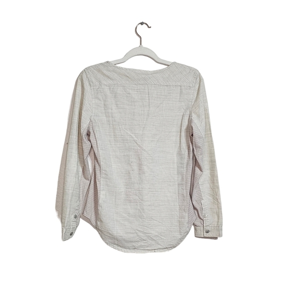 NWT Woolrich Women's outside air eco rich shirt regular fit beige size XS - Picture 2 of 10